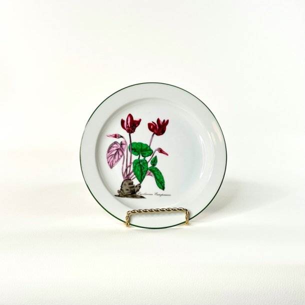 Kagetallerken (6 stk samlet) - h�ndmalet blomstermotiv