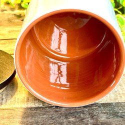 Knabstrup 'ordsprog' krukke til kakao