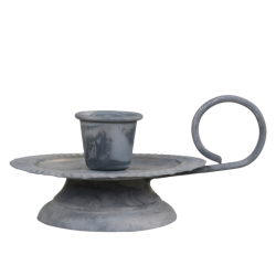 Kammerstage p fod - zinkfarvet