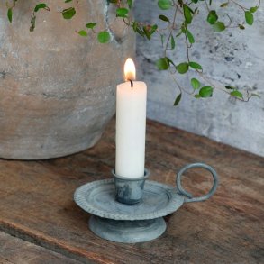 Kammerstage p fod - zinkfarvet