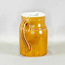 Vintage fransk kande - honning farvet