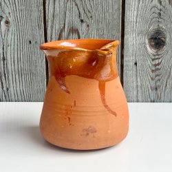 Vintage fransk kande - terracotta lertj