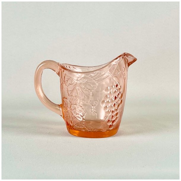 Fldekande - rosa glas