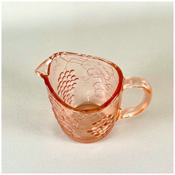 Fldekande - rosa glas