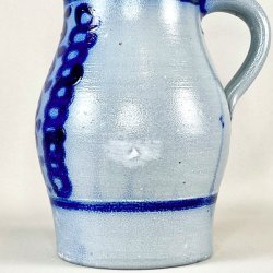 Saltglaseret kande - blt mnster