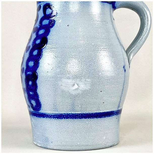 Saltglaseret kande - blt mnster