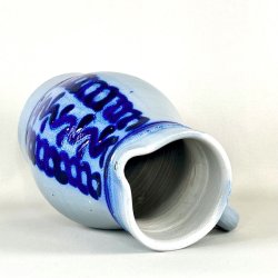 Saltglaseret kande - blt mnster