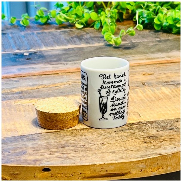 Krydderikrukker - hvid med opskrift