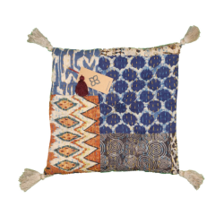 Kantha stonewash vintage hynde (40x40 cm) - forskellige designs