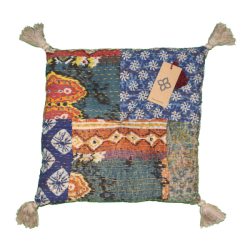 Kantha stonewash vintage hynde (40x40 cm) - forskellige designs