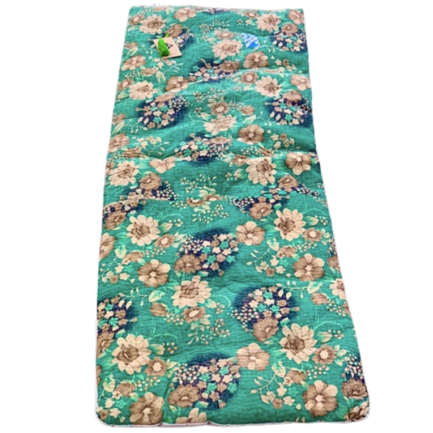 Sari madras (45x120 cm) - grn m/beige