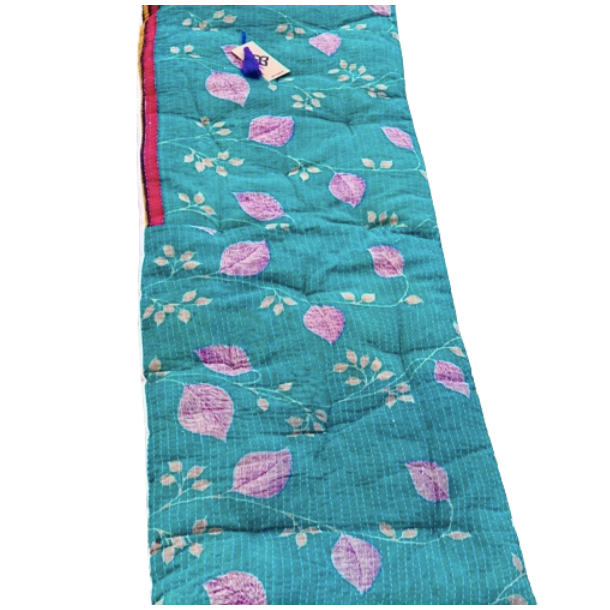 Sari madras (45x120 cm) - grnlig 