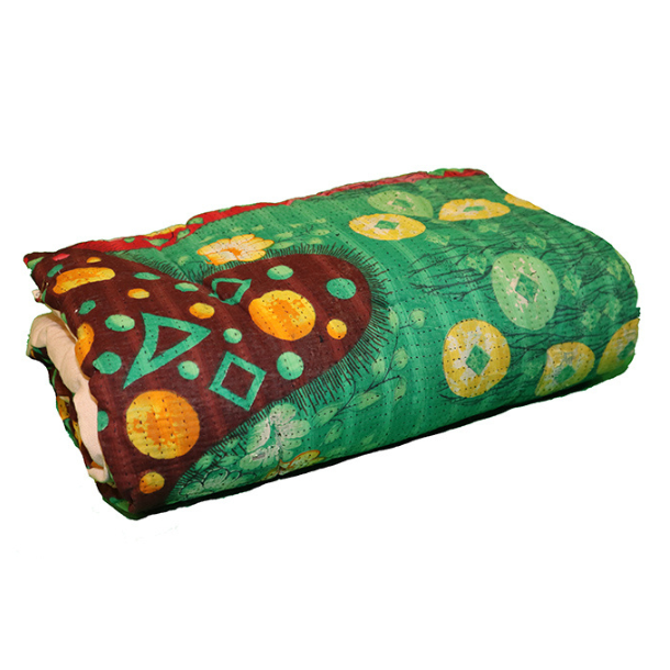 Sari madras (45x120 cm) - grn/brun