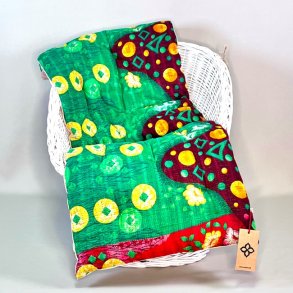 Sari madras (45x120 cm) - grn/brun