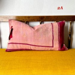 Sari vintage pude (30x50 cm) - forskellige designs