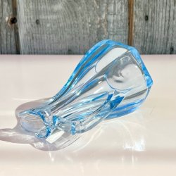 Glaskande til olie/eddike - azurblt glas