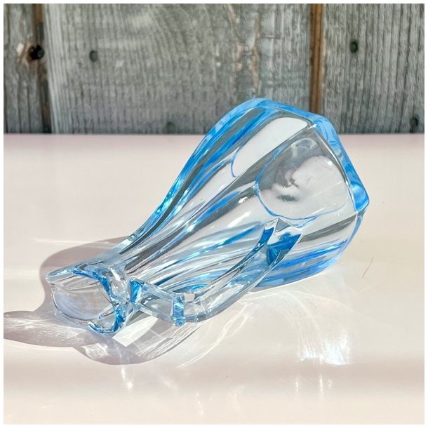 Glaskande til olie/eddike - azurblt glas