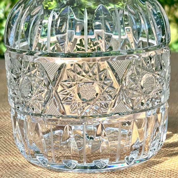 Karaffel - vintage, lang hals og stjernemnster