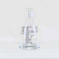 Glasflaske til dressing - med opskrift