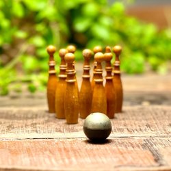 Miniature keglespil - vintage legetj