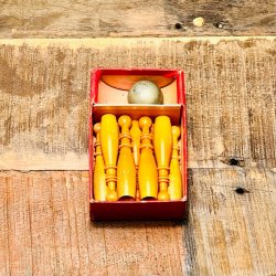 Miniature keglespil - vintage legetj