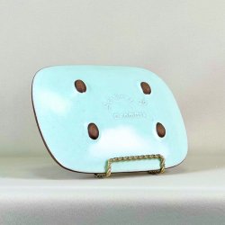 Schollert keramik asiet med bladmnster