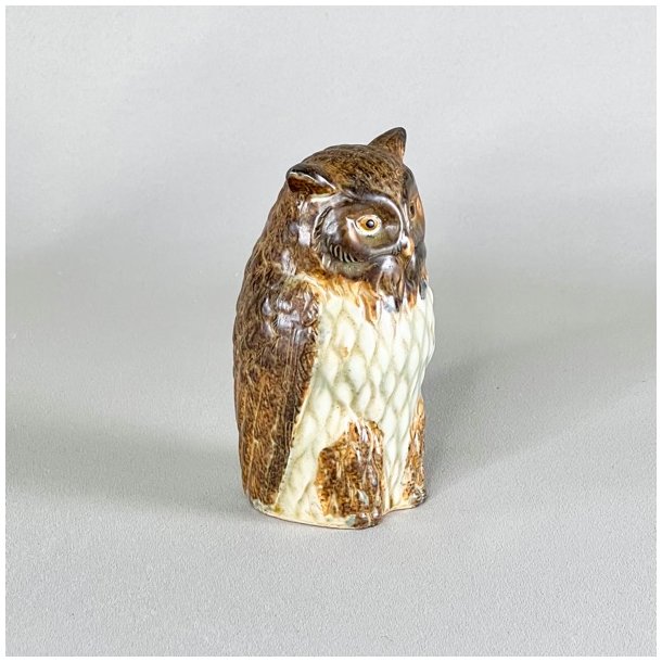 Ugle keramikfigur - slank 