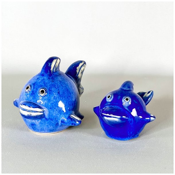 Keramik fisk - bl