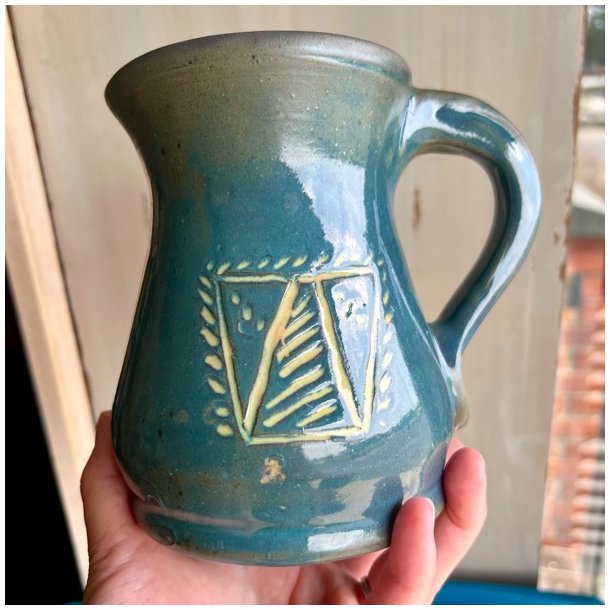 Keramik kande - petroleumsfarvet