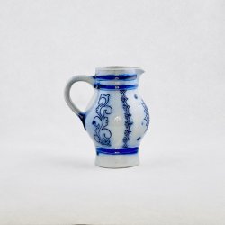 Saltglaseret kande - solsikke 