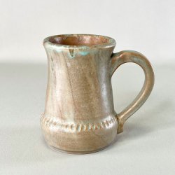 Keramik krus - brun/turkis 