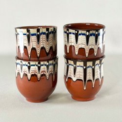 Krus (st a' 4 stk/samlet) - lbeglasur