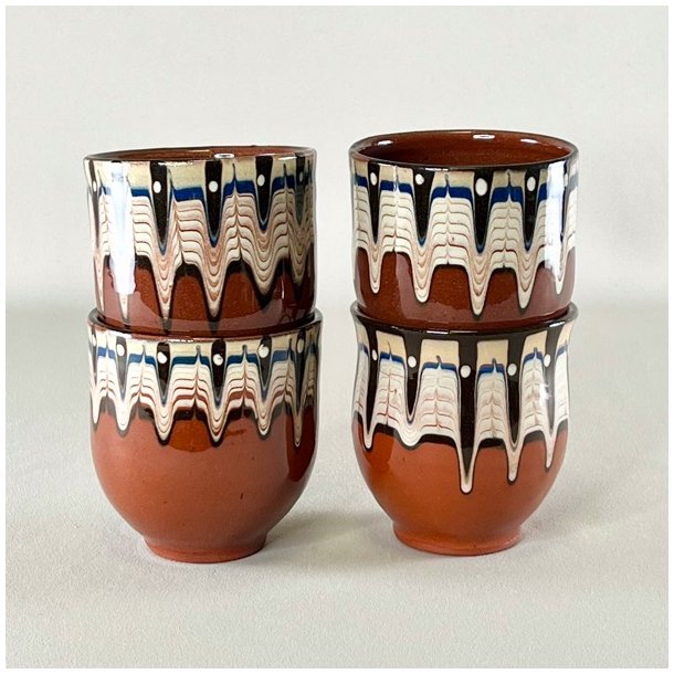 Krus (st a' 4 stk/samlet) - lbeglasur