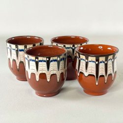 Krus (st a' 4 stk/samlet) - lbeglasur