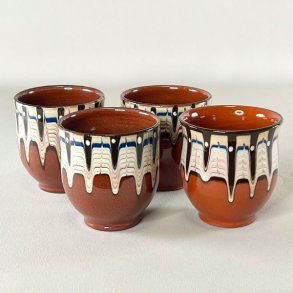 Krus (st a' 4 stk/samlet) - lbeglasur