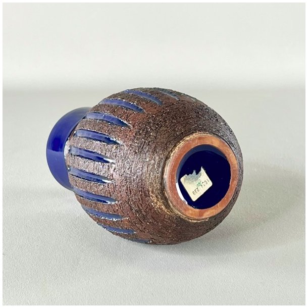 Keramikvase - Burmeister, bl� stribe