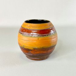 Kugle vase - keramik, Birte Troest