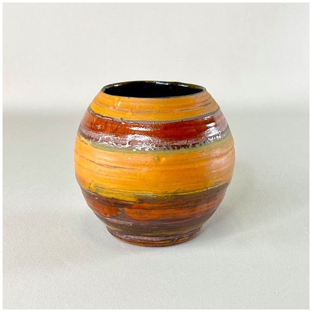 Kugle vase - keramik, Birte Troest