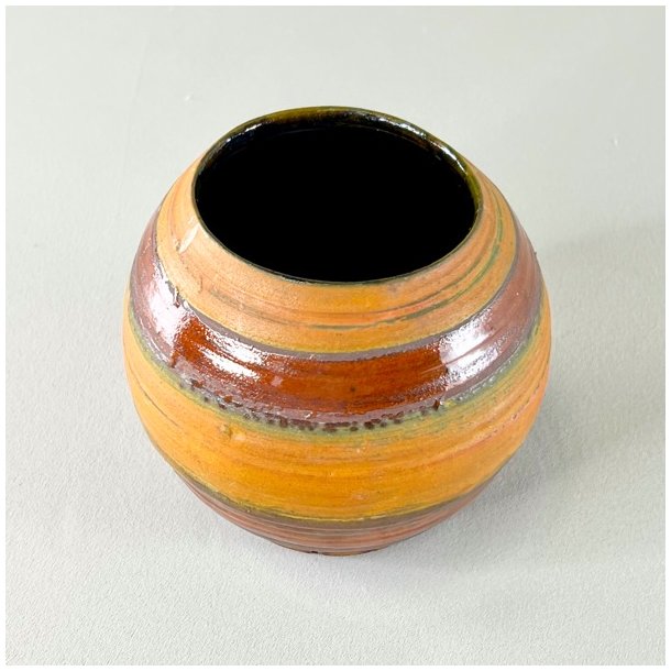 Kugle vase - keramik, Birte Troest
