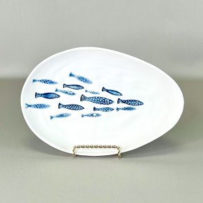 Keramik fiskefad - hndlavet