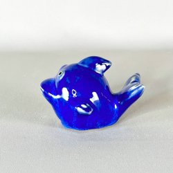 Keramik fisk - bl
