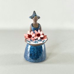 Ulla Skogh kvindefigur i keramik - bl 