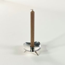 Duo af sm� lysestager i s�lvplet - Victoria