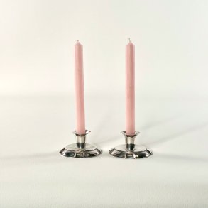 Lysestager (par) - vintage s�lvstager til kertelys