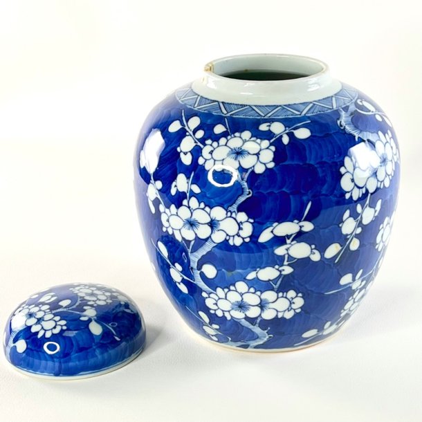 Kinesisk krukke med l�g - ginger jar XL