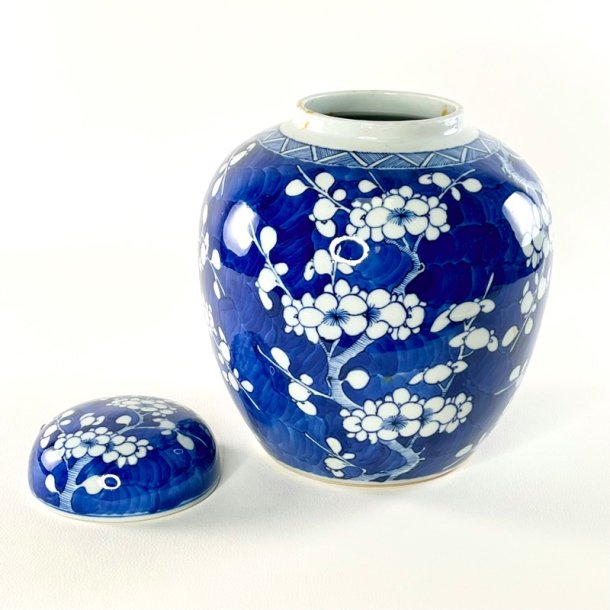 Kinesisk krukke med l�g - ginger jar XL