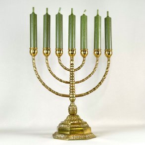 Kirkestage (Menorah) - 7-armet lysestage (Nr.6)