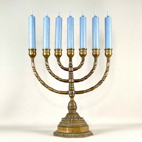 Kirkestage (Menorah) - 7-armet lysestage (Nr.7)