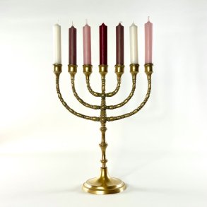 Kirkestage (Menorah) - 7-armet lysestage (Nr.8)