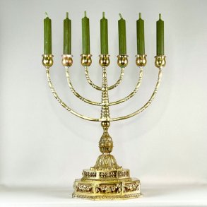 Kirkestage (Menorah) - 7-armet lysestage (Nr.3)